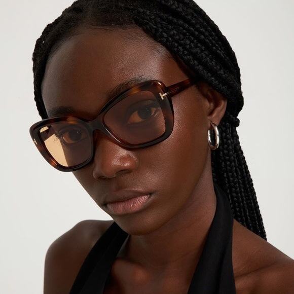 New, TOM FORD Maeve Sunglasses TF1008 53E Authentic main image 6